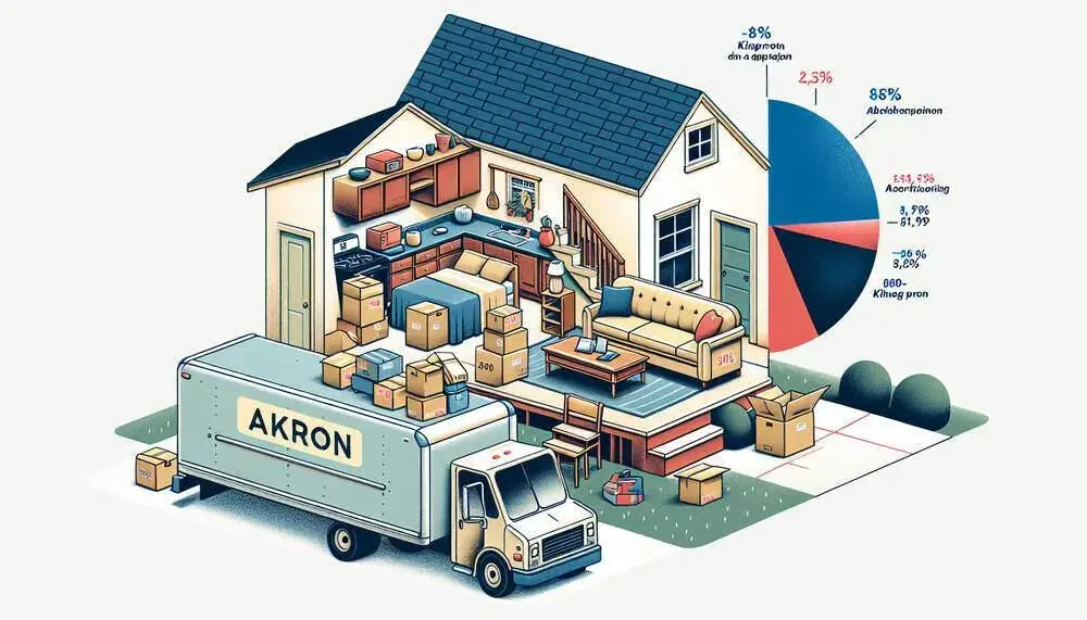 Cost Estimation For Moving A One-bedroom Apartment In Akron, OH