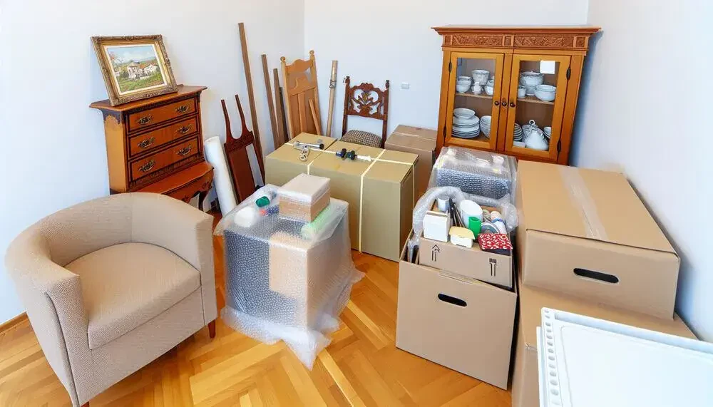 Organized Household Items Ready For Moving Amarillo, TX