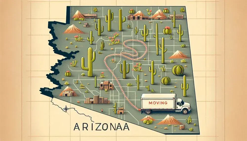 Long Distance Moving Route Arizona