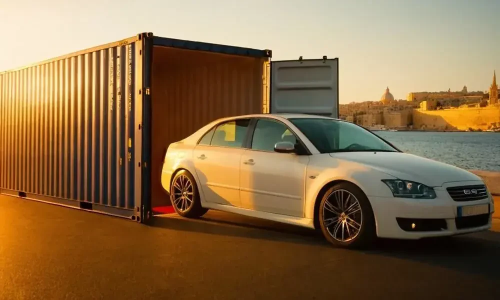 Container Car Shipping in Malta