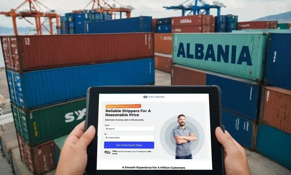 Overseas Container Shipping Companies to Albania