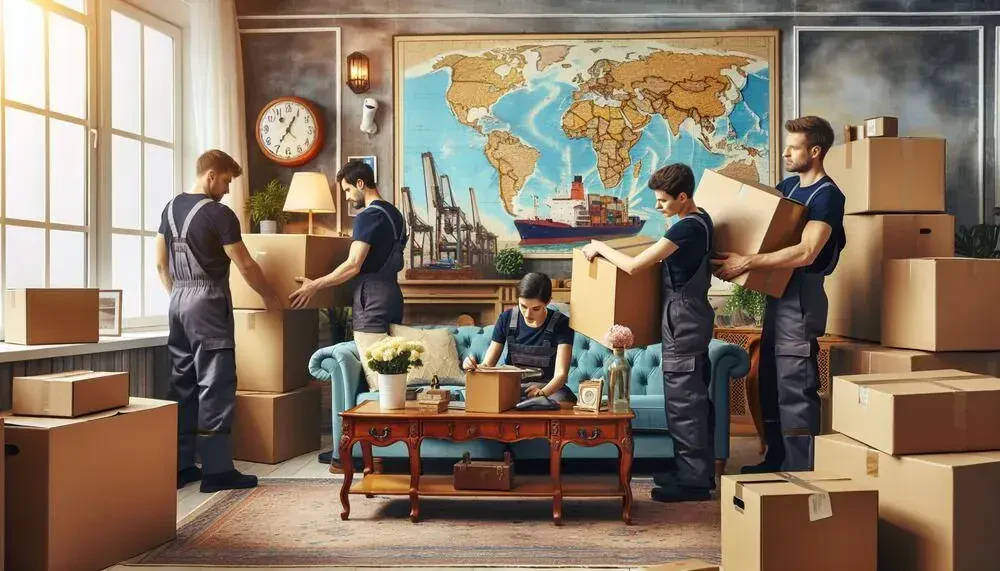 International Moving Rates California