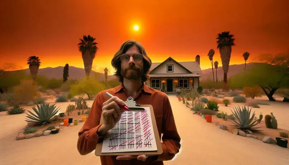 A Person Checking Off Tasks On A Moving Checklist In Palm Desert, CA