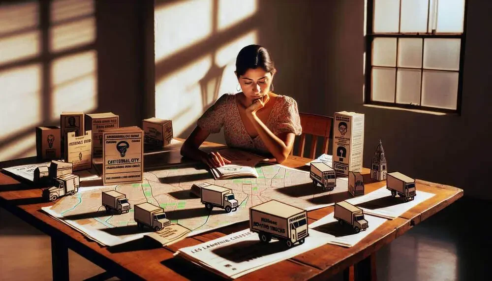 Illustration Of Comparing Quotes For Cheap Movers In Cathedral City, CA