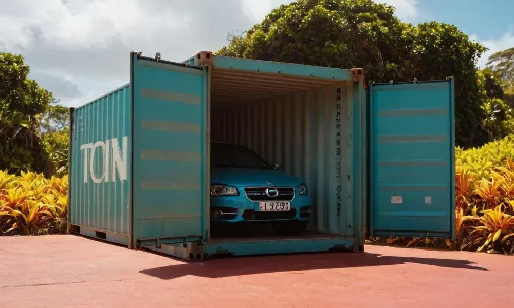 Container Car Transport Tonga