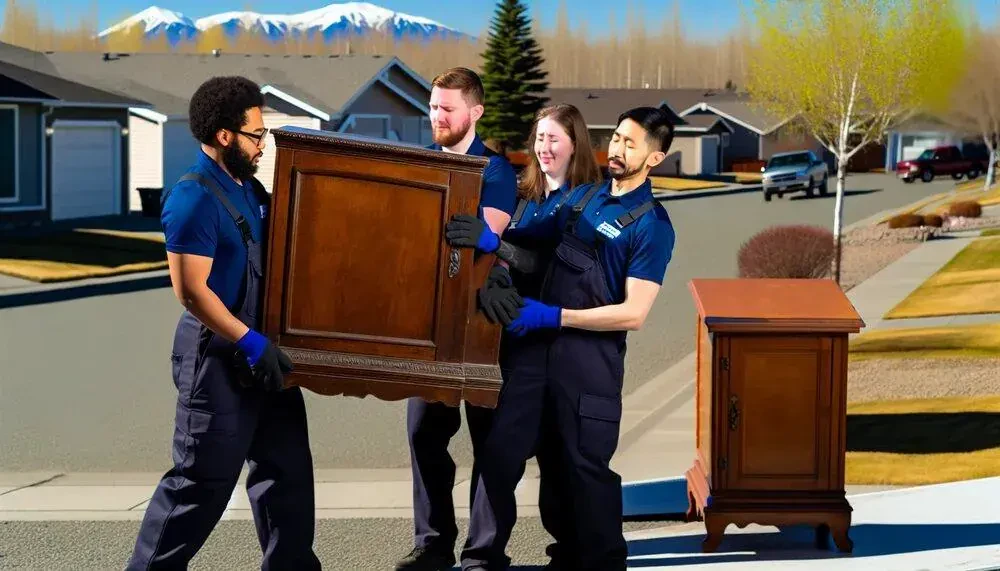 Professional Movers Carrying Furniture Alaska