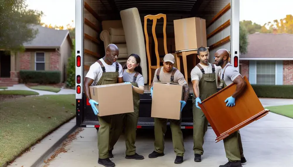 Professional Movers Loading A Moving Truck Madison, WI