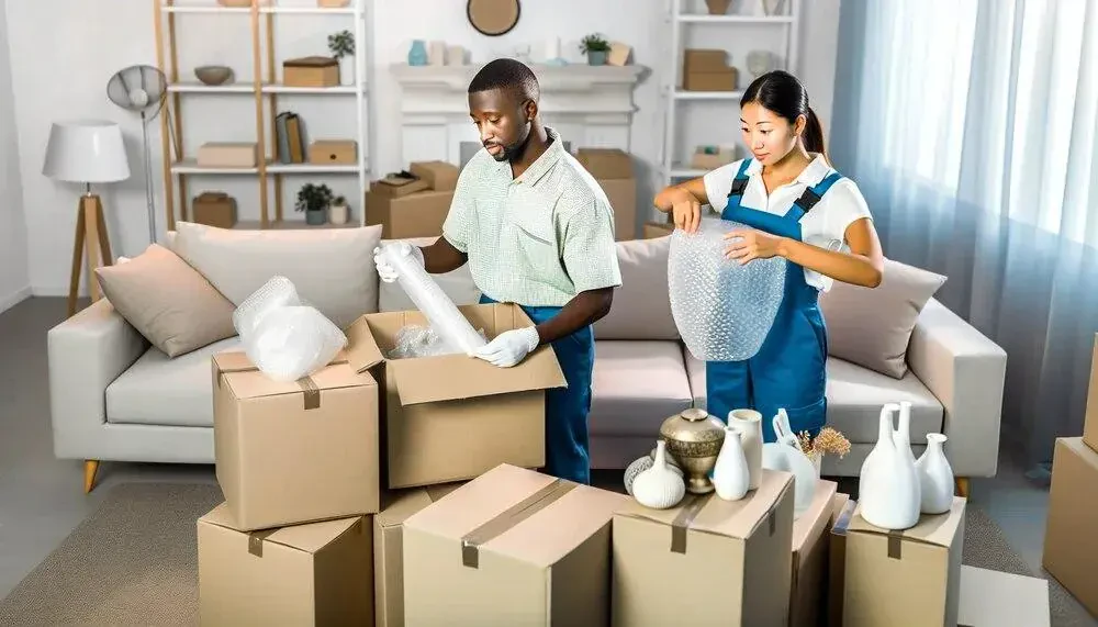 Professional Movers Packing Household Items Michigan