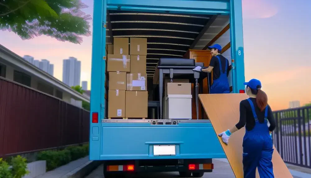 Moving Truck With Boxes Winston-Salem, NC