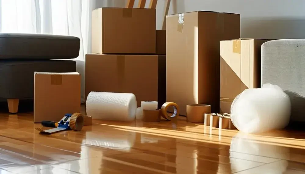 Moving Boxes With Packing Supplies Texas
