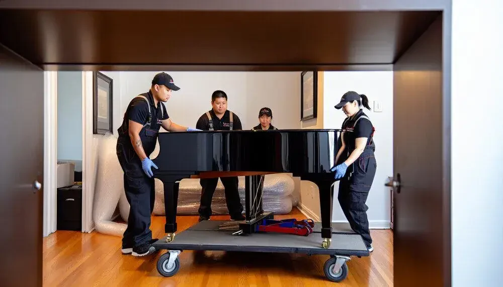 Piano Being Moved By Professional Movers Yonkers, NY