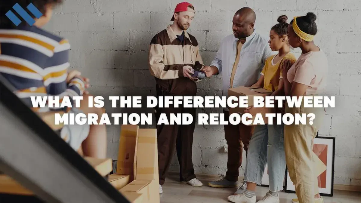 What is the difference between migration and relocation?