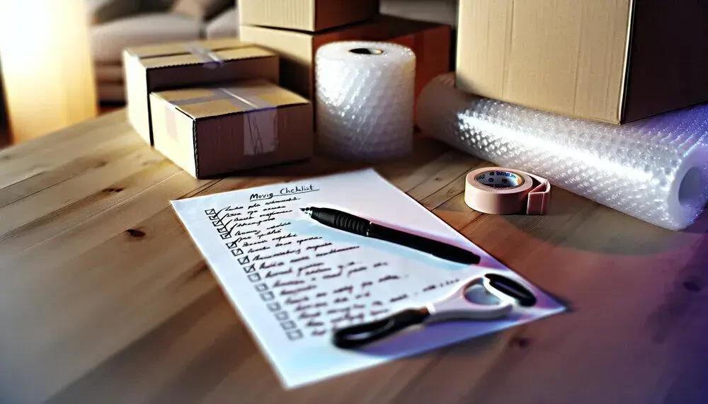 Moving Checklist And Packing Materials Fontana, CA