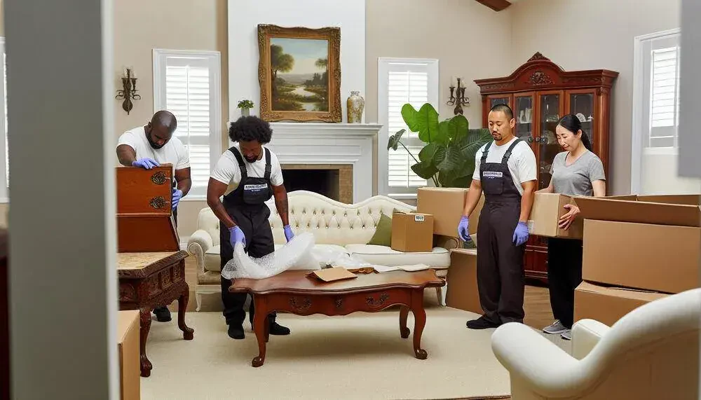Professional Movers Packing Furniture Fontana, CA