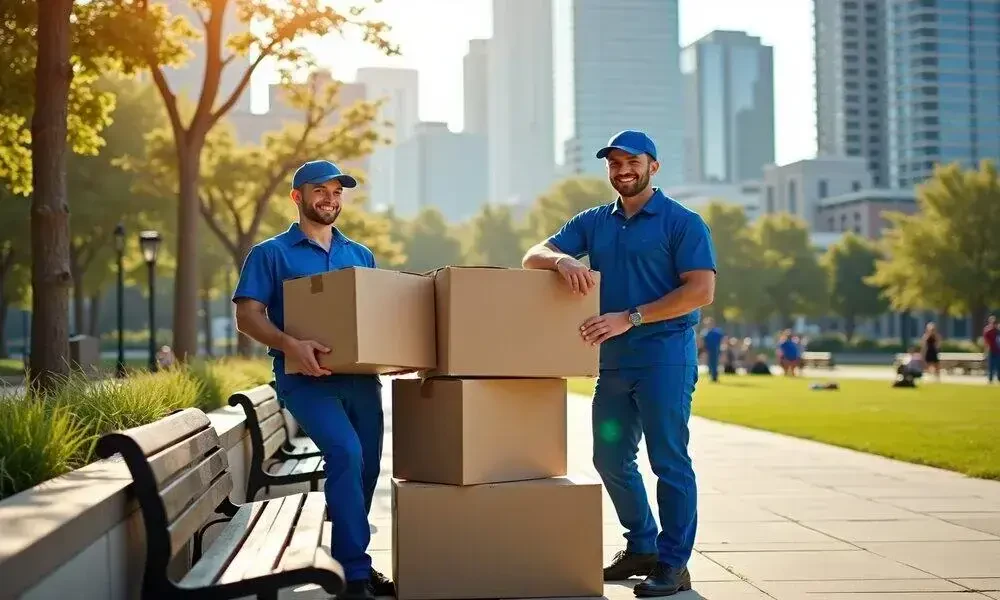 Professional Movers Packing In A Salisbury Home