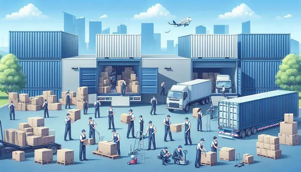 Full-Service Moving Container Company At Work Glendale, AZ