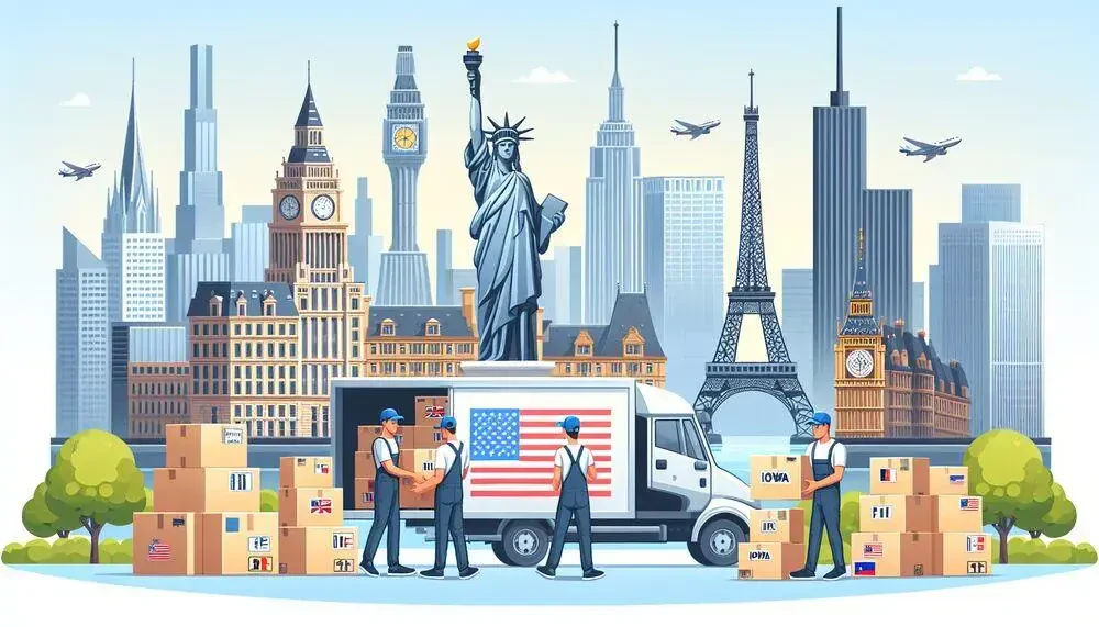 International Movers In Iowa Navigating Through A City