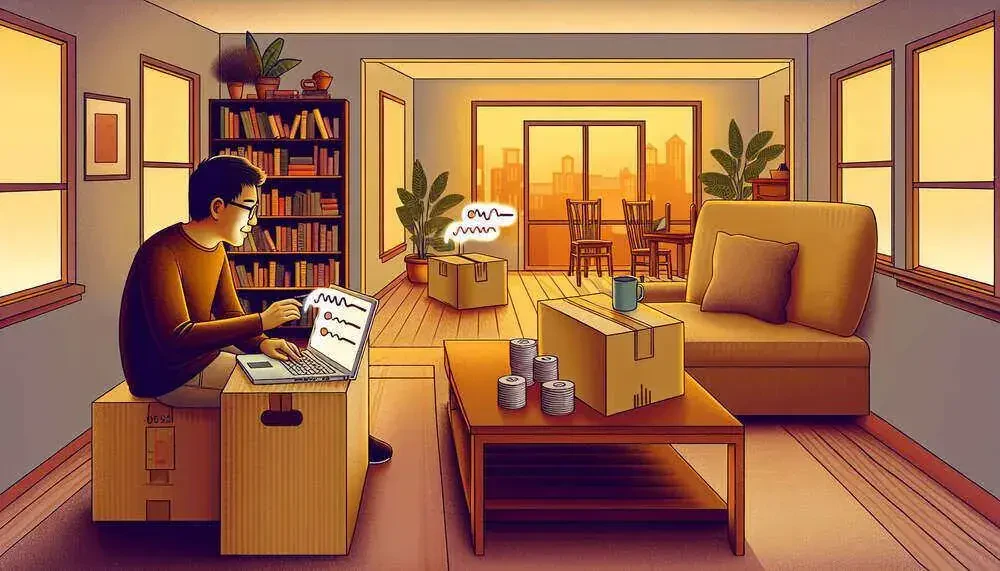 A Person Comparing Quotes From Different Moving Companies Knoxville, TN