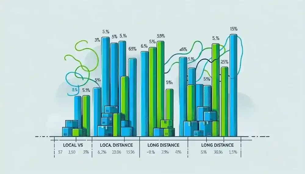 Cost Comparison Chart For Local Vs. Long Distance Moves Louisiana