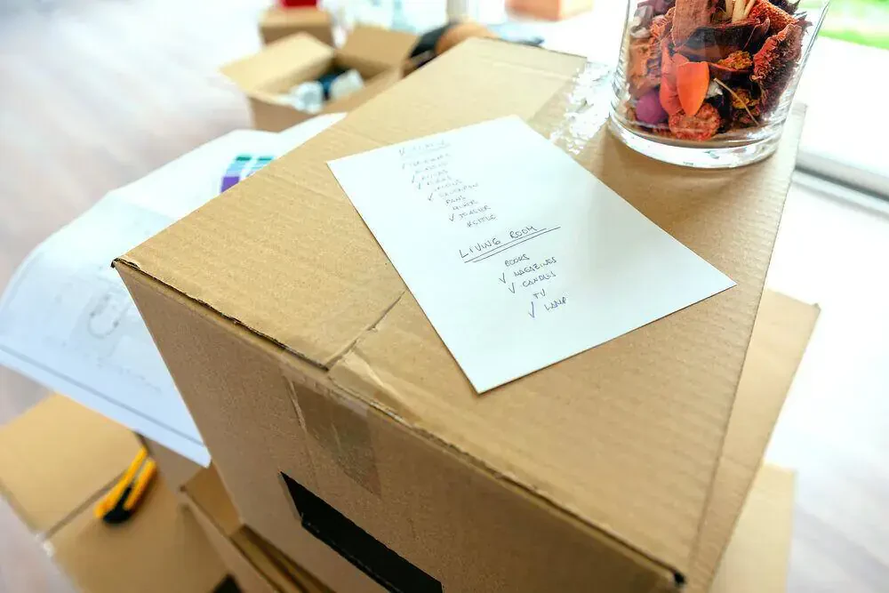 International Move Packing List