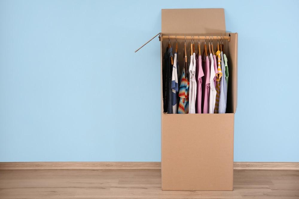 Choosing the Right Moving Boxes for Hanging Clothes Three Movers