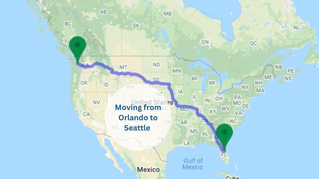 Moving from Orlando to Seattle Three Movers