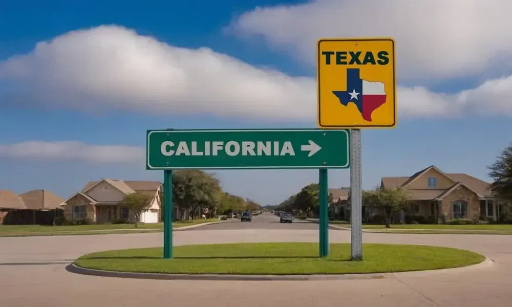 Moving Rates From California to Texas
