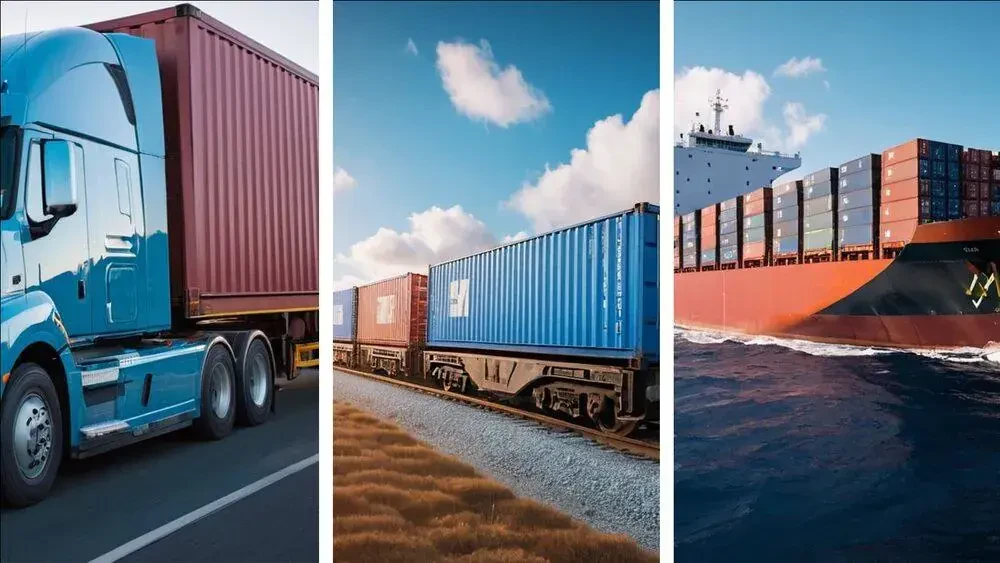 Ocean Freight Or Shipping Via A Container
