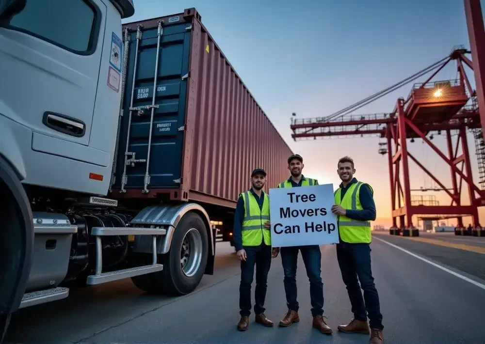 Full-Size Truck In 40ft Shipping Container