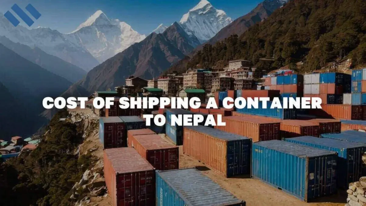 Cost Of Shipping A Container To Nepal