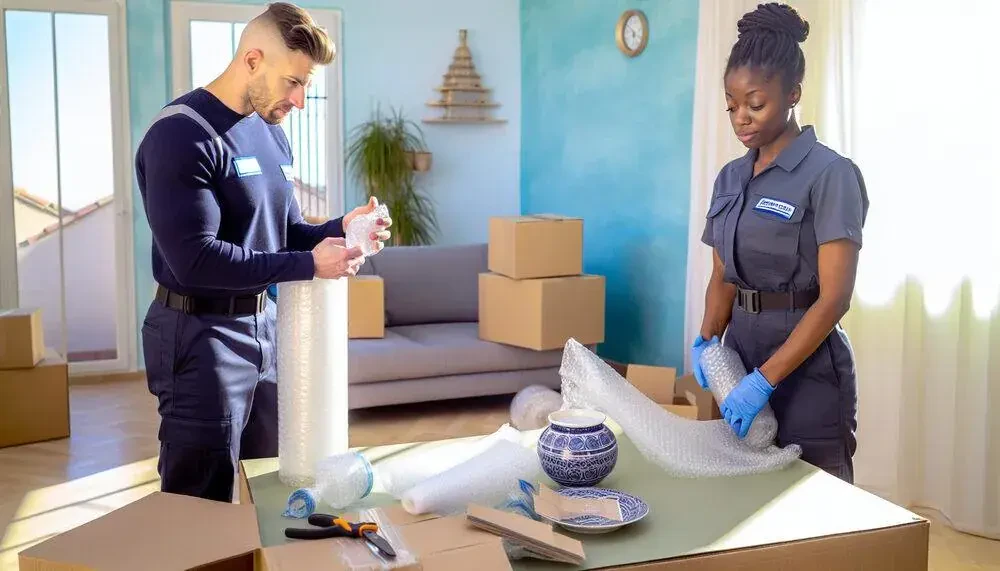 Professional Movers Packing Fragile Items Yonkers, NY